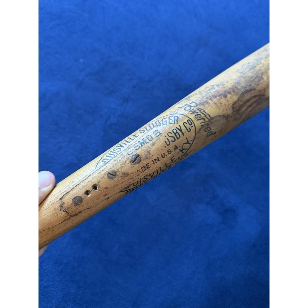 Vtg Louisville Slugger 125 Baseball Bat Powerized Melvin Ott 34 Inch
